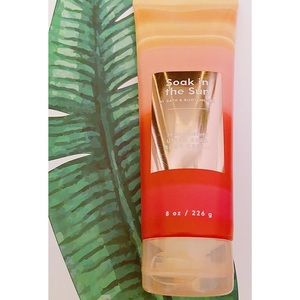 FREE❤️ BBW Soak in the Sun Peach Sunset Body Cream